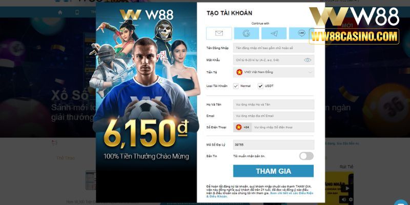 Liên hệ W88 để xử lý các vấn đề về đăng nhập và đăng ký