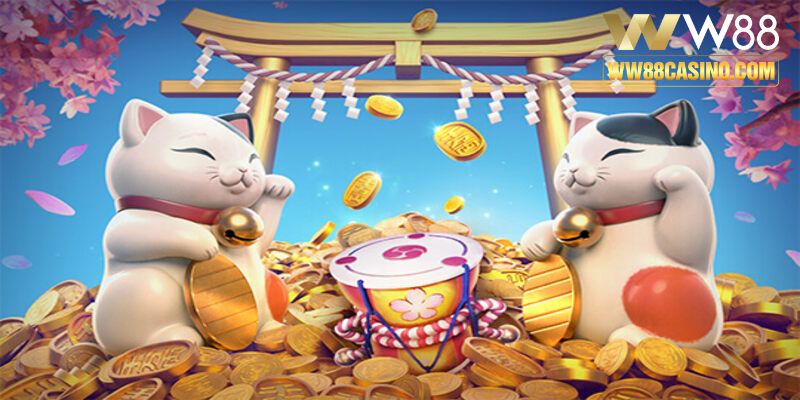 Siêu phẩm Lucky Neko tại nổ hũ PG W88